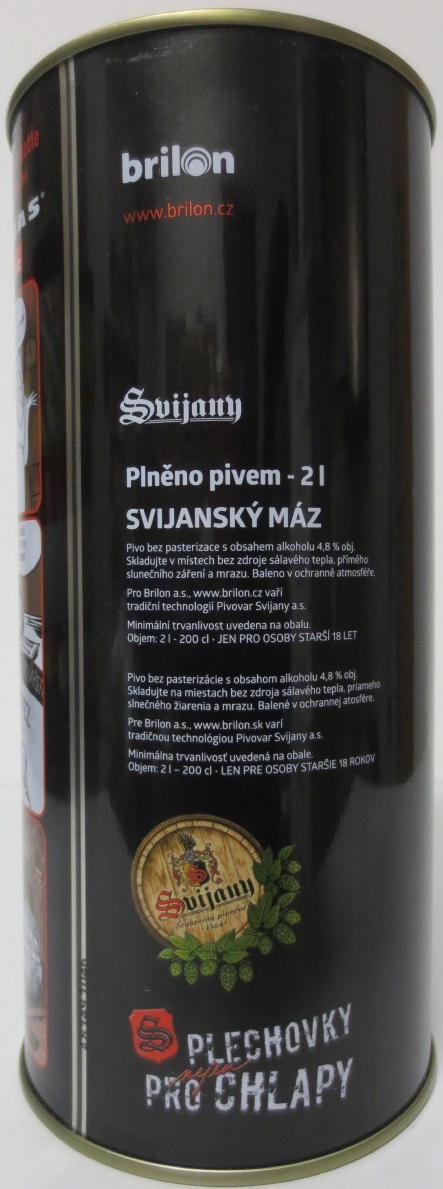 Svijany SVIJANSKÝ MÁZ INTERGAS GAS GANG zatopíme všem www.gasgang.cz (200cl)