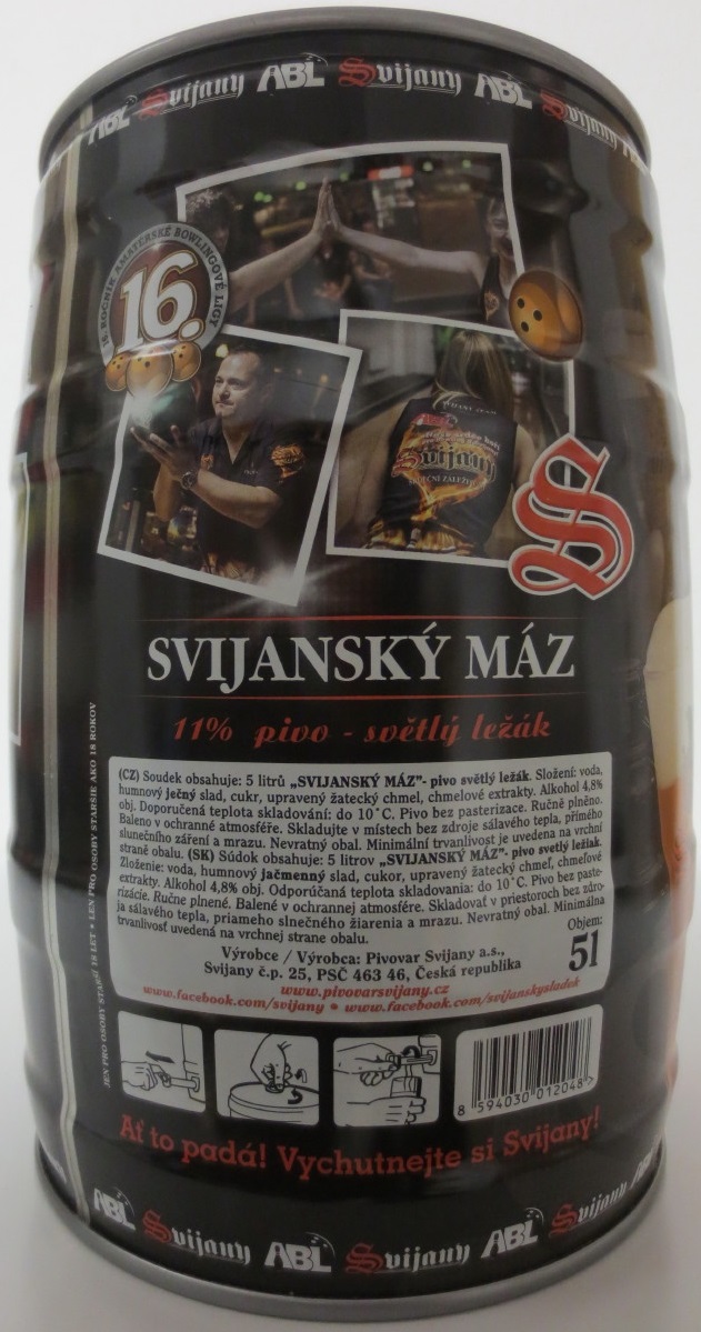 Svijany SVIJANSKÝ MÁZ 16.ROČNÍK AMATERSKÉ BOWLINGOVÉ LIGY
