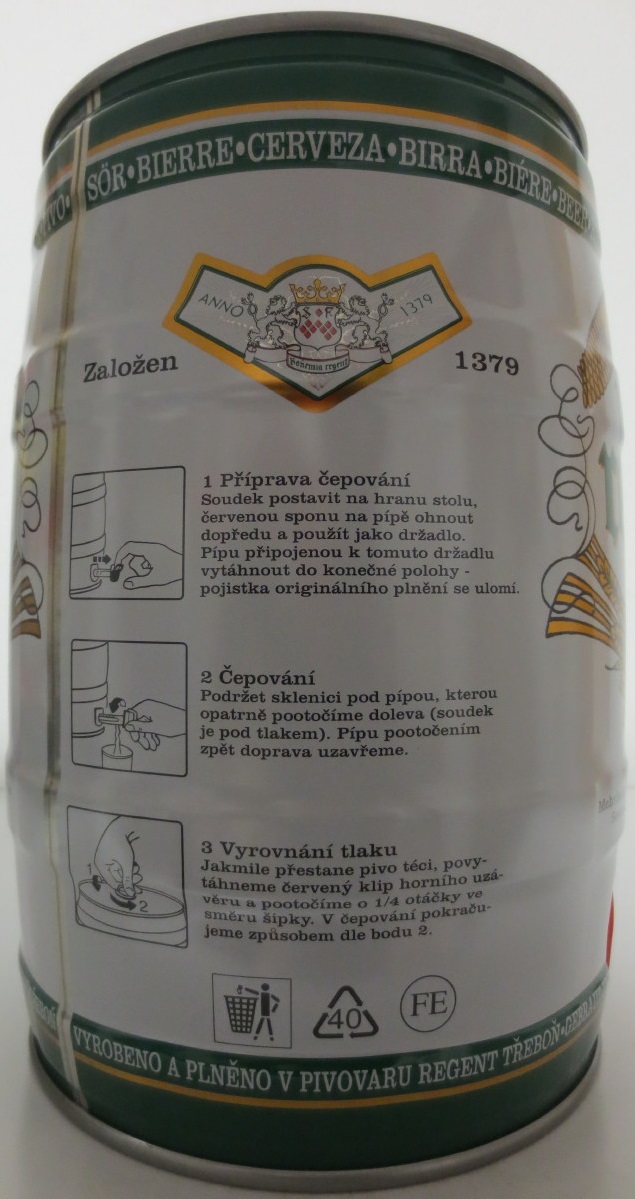 Bohemia regent (5L) Nr.1 