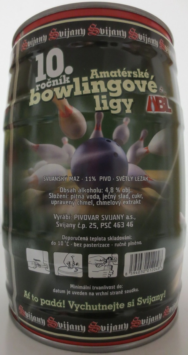 Svijany SVIJANSKÝ MÁZ 10.ROČNÍK AMATERSKÉ BOWLINGOVÉ LIGY