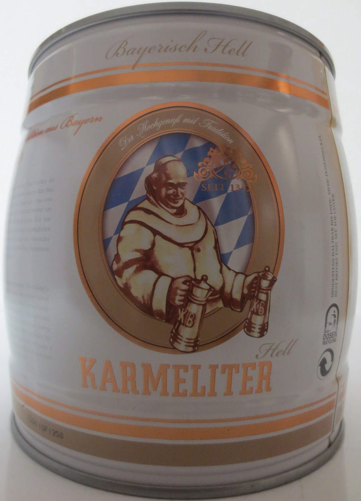KARMELITER Hell Bayrisches Hell (3,1L) Nr.1