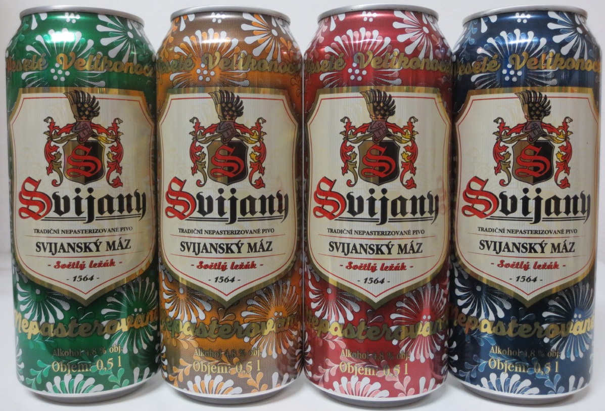 Svijany Nepasterizované Veselé Velikonoce (50cl) (B/O) modrá