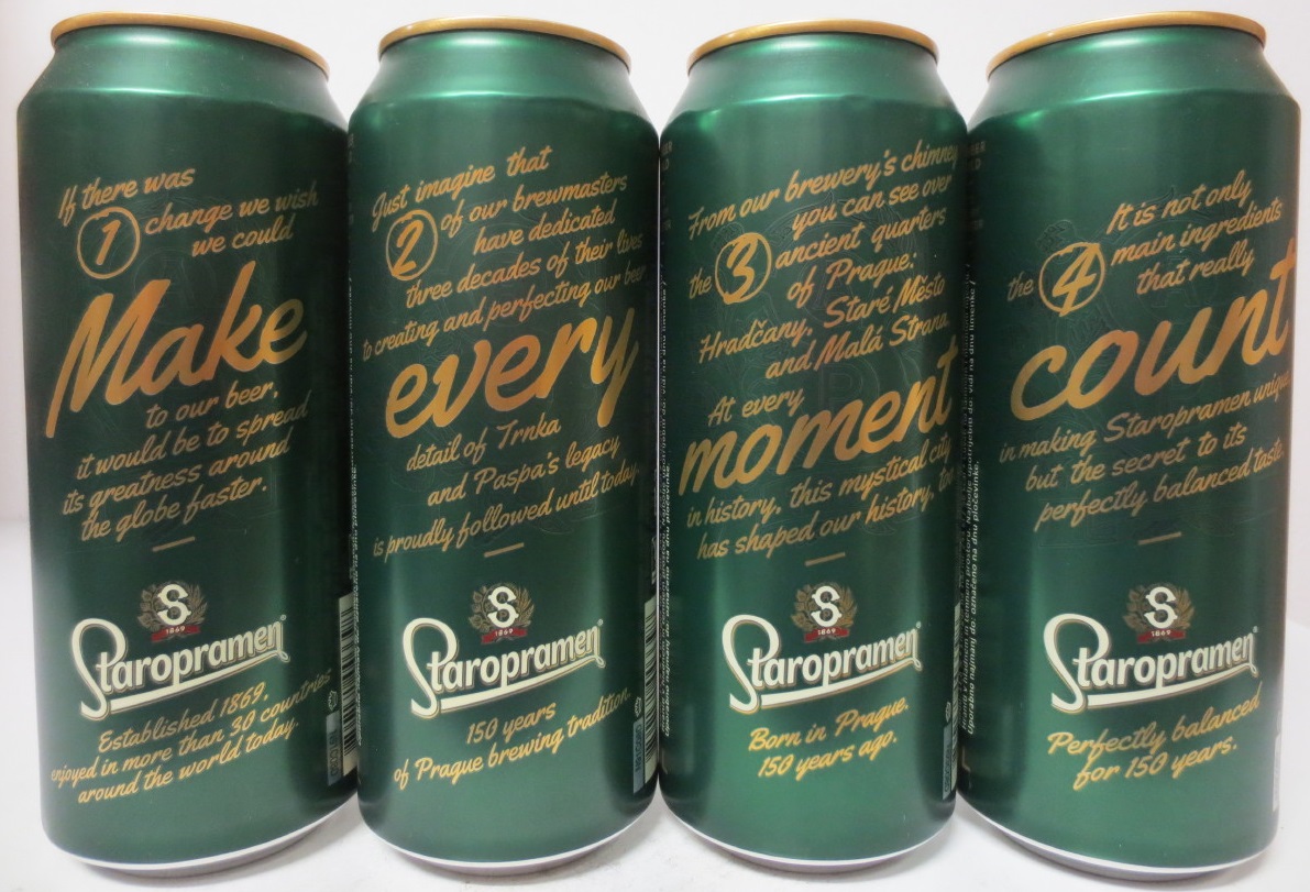 Staropramen EST. IN PRAGUE ANNIVERSARY EDITION 150 Make (50cl) (B/O) č.1/4