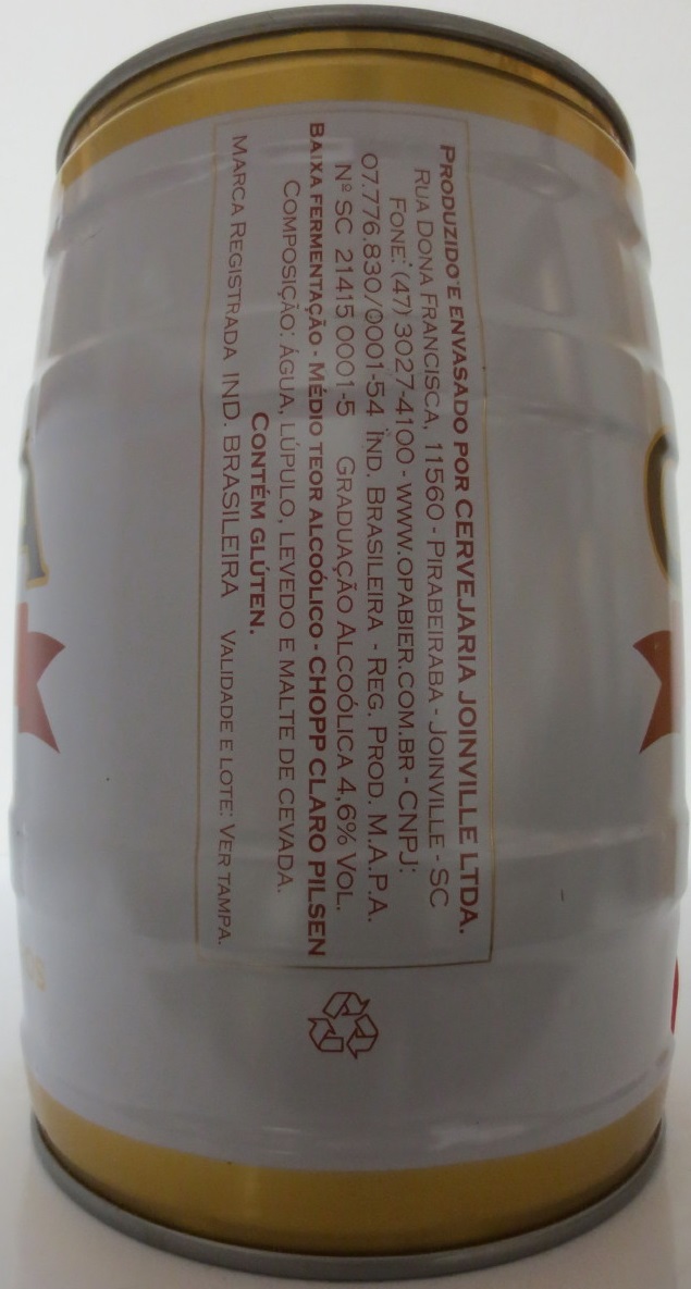 OPA BIER JOINVILLE CHOPP PILSEN (5L) Nr.1 