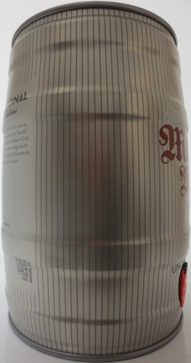 Mahrs Bräu UNGESPUNDETES KELLERBIER (5L) Nr.1