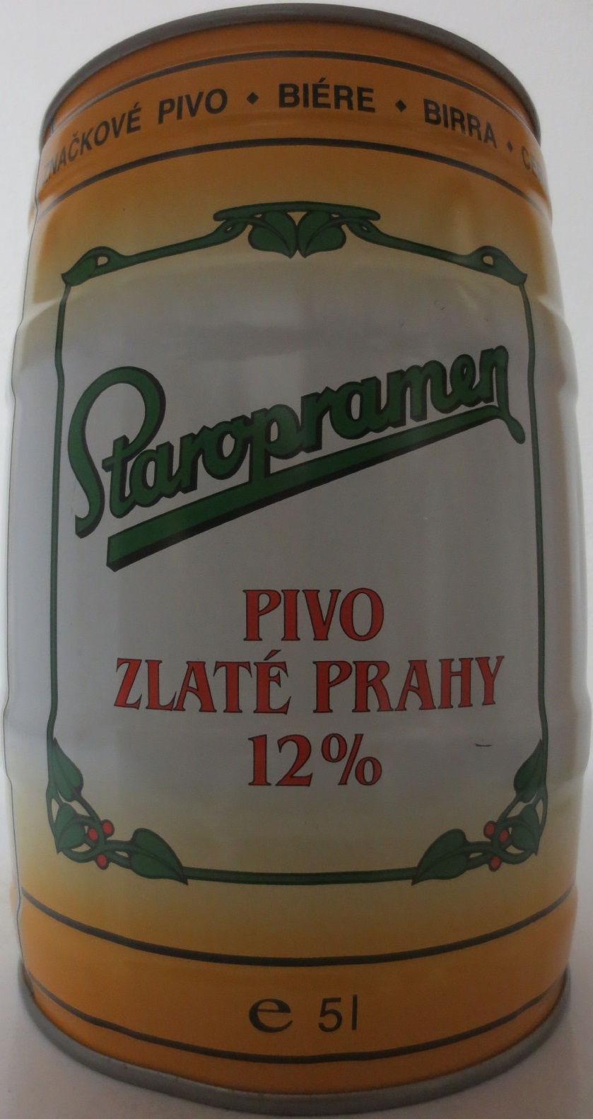 Staropramen PIVO ZLATÉ PRAHY 12% (ČSSR)