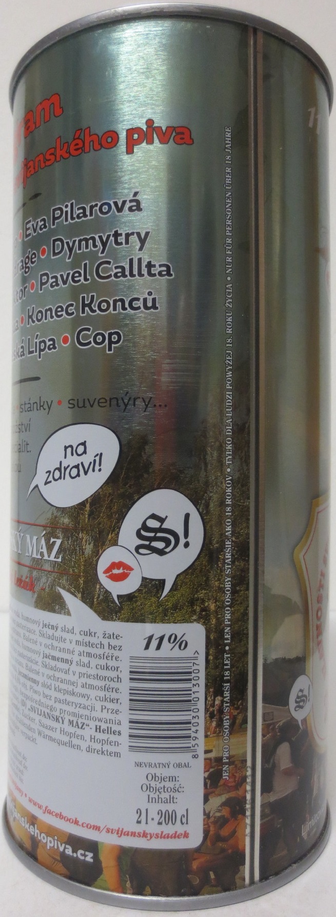 Svijany SVIJANSKÝ MÁZ 28. SLAVNOSTI SVIJANSKÉHO PIVA 15.7.2017 (200cl) č.1