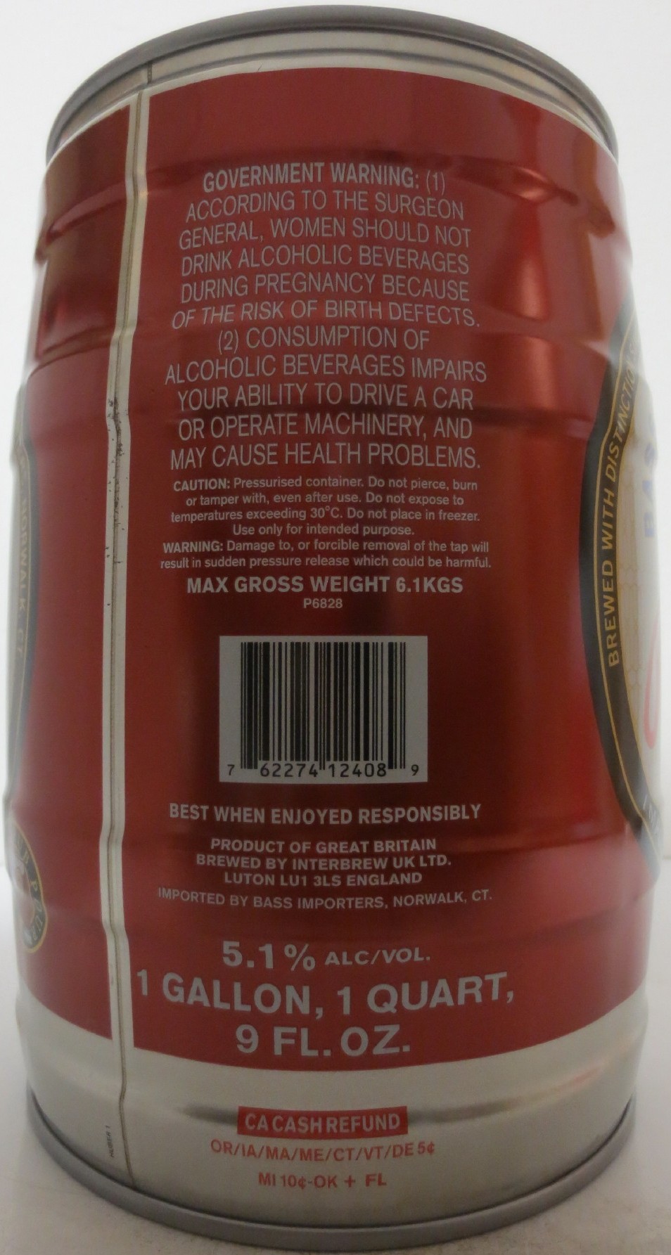 BASS & CO´S PALE ALE BASS (5L) Nr.1
