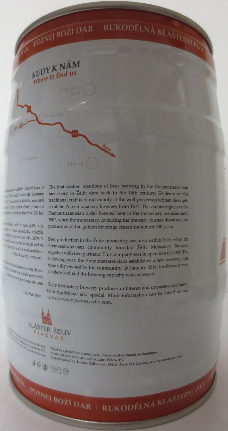 ANNO 1617 KLÁŠTER ŽELIV PIVOVAR (5L) č.1
