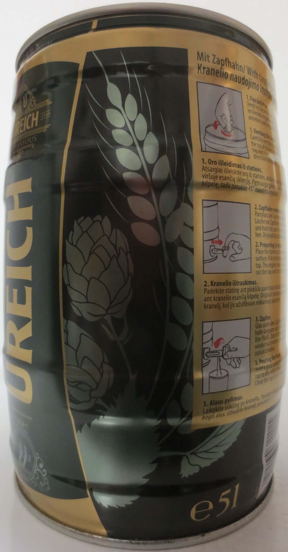 UREICH LUXURIOUS LAGER PREMIUM (5L) Nr.1