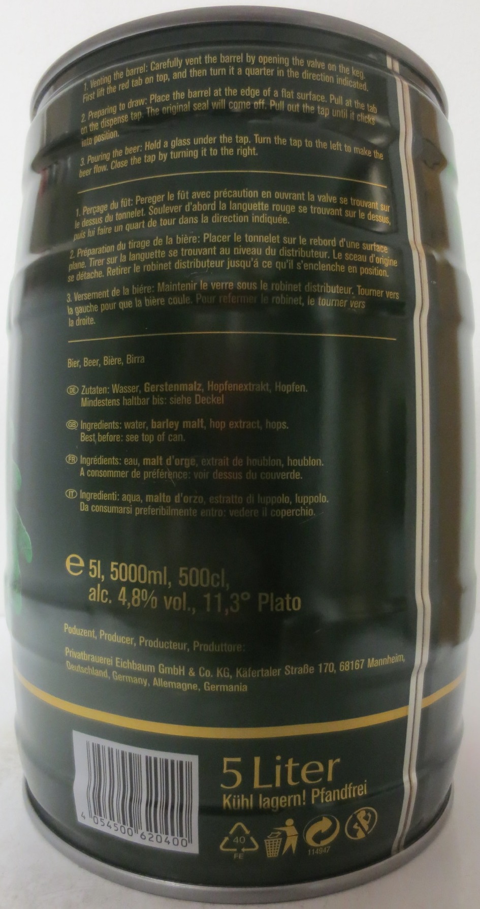 EICHBAUM UREICH Premium Pils (5L) Nr.1 