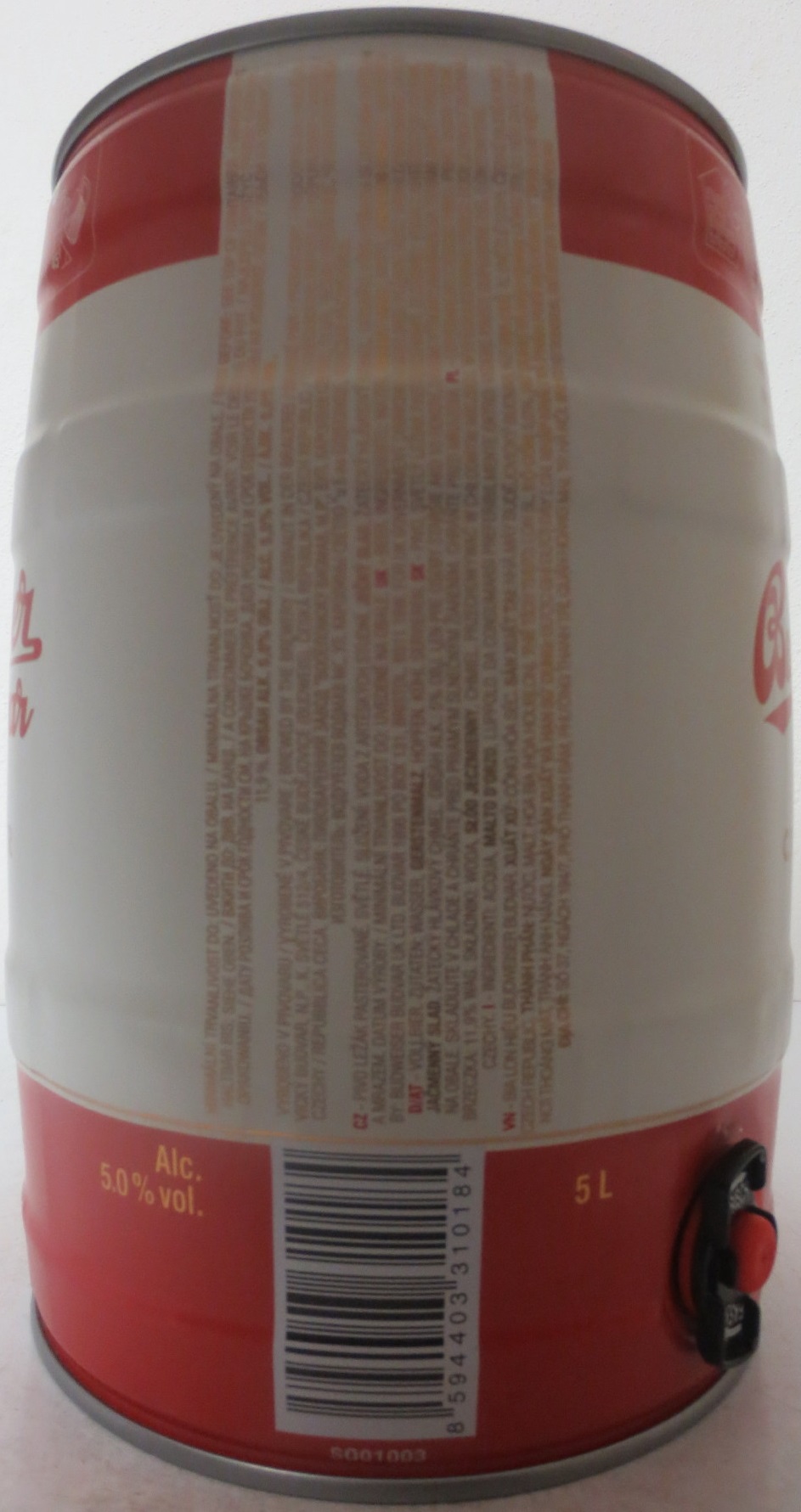 Budweiser Budvar ORIGINAL CZECH LAGER (5L) č.3