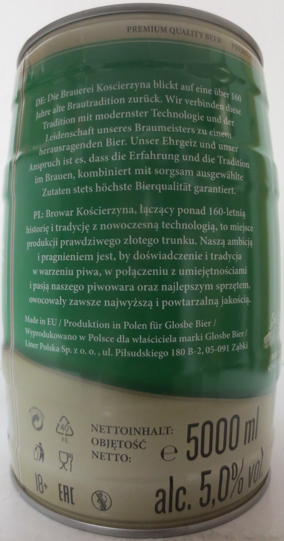 glosbe bier PILS (5L) Nr.1