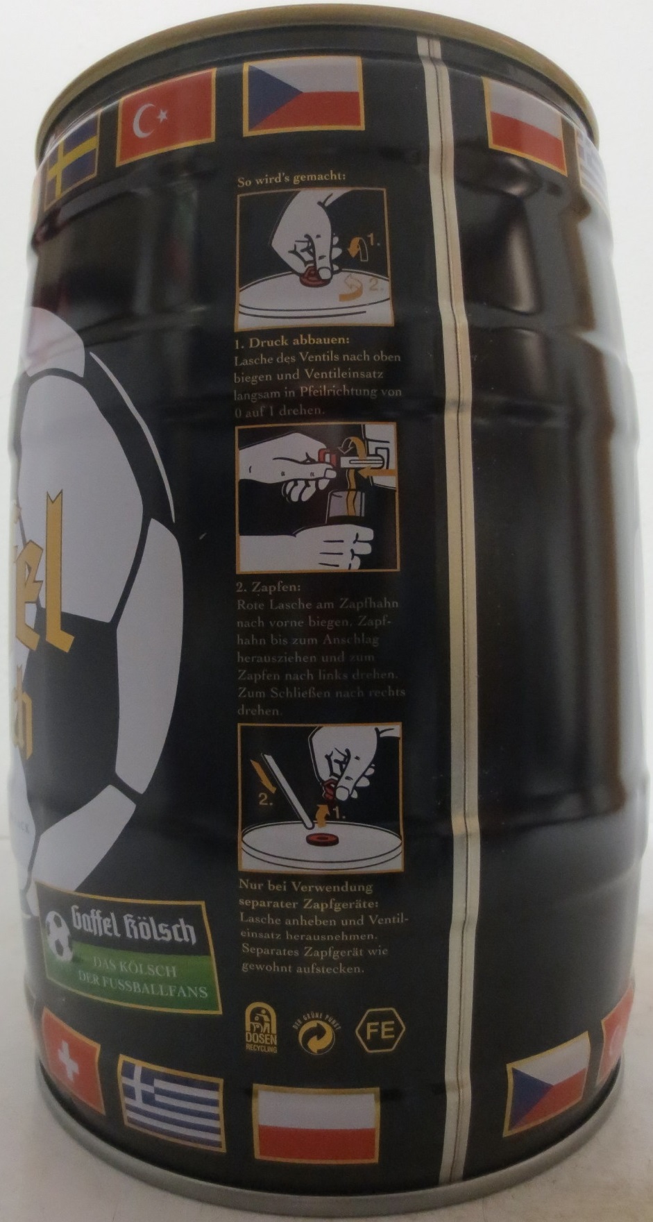 Gaffel kölsch FOOTBALL (5L) Nr.1