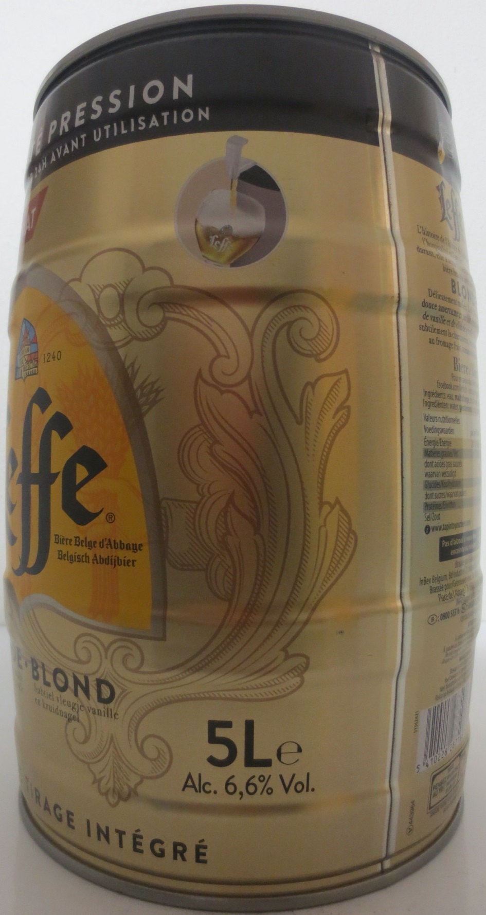 Leffe BLONDE . BLOND (5L) Nr.1 