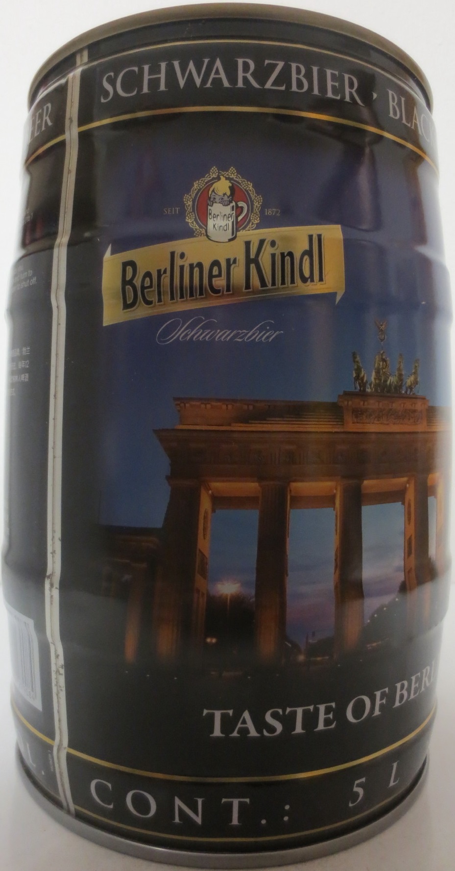 Berliner Kindl Schwarzbier (5L) Nr.1 