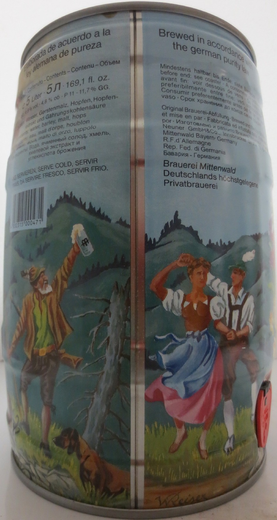 Mittenwalder Bier (5L) Nr.2 (summer) 