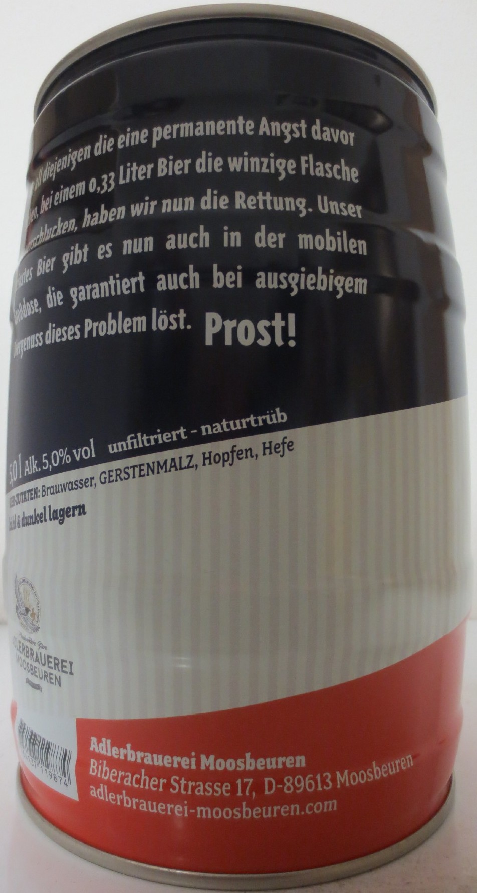 ADLERBRAUEREI MOOSBEUREN Helles (5L) Nr.1 
