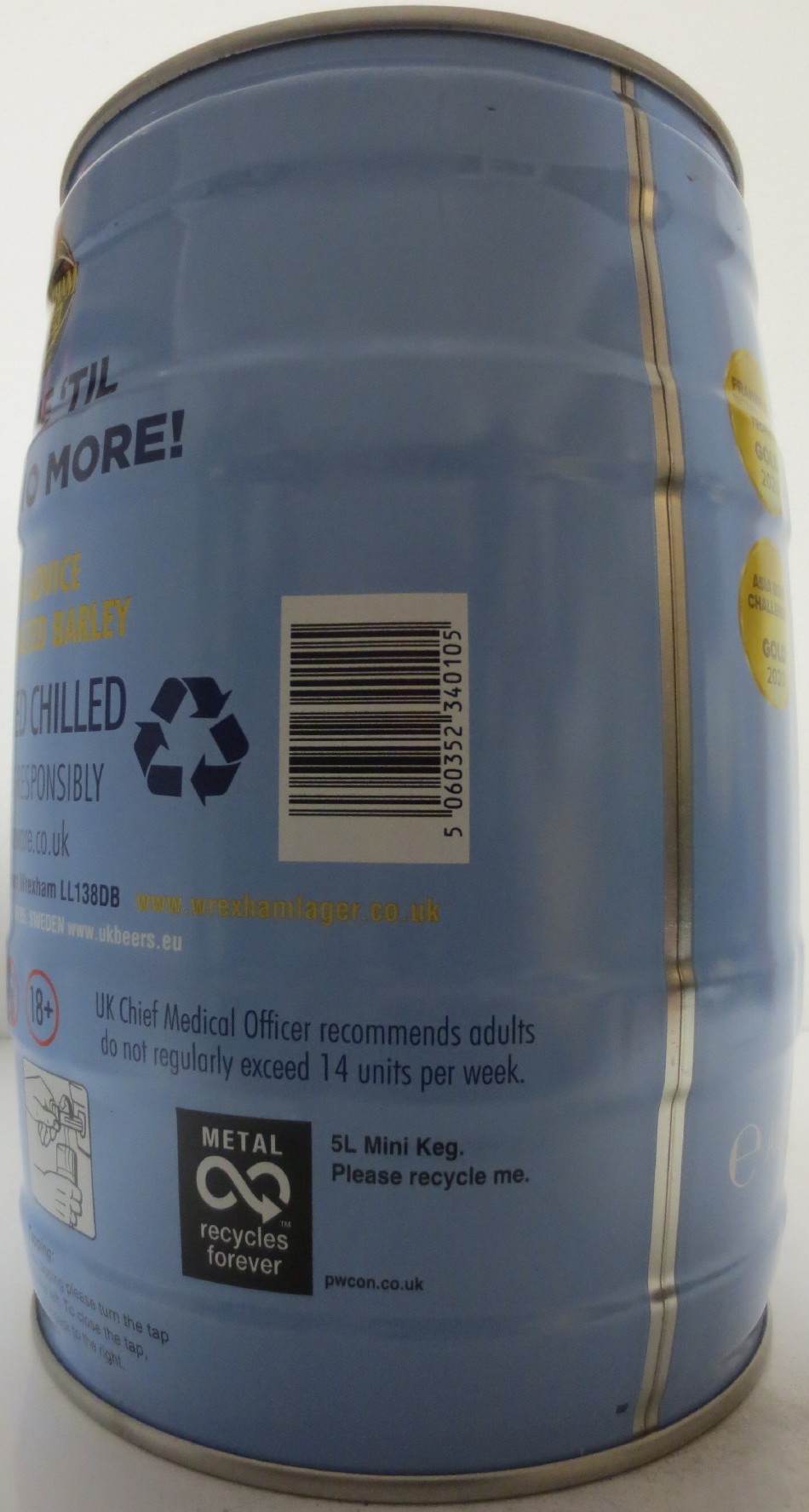 WREXHAM LAGER (5L) Nr.1 