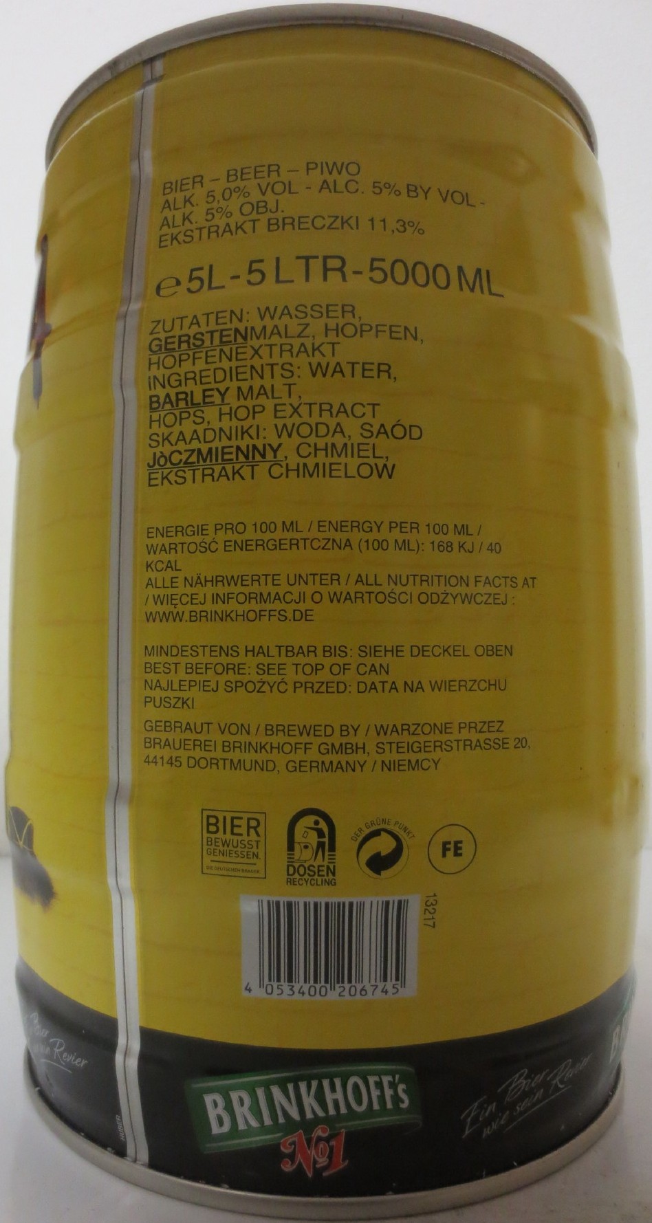 BRINKHOFF´s BVB 09 (5L) Nr.1