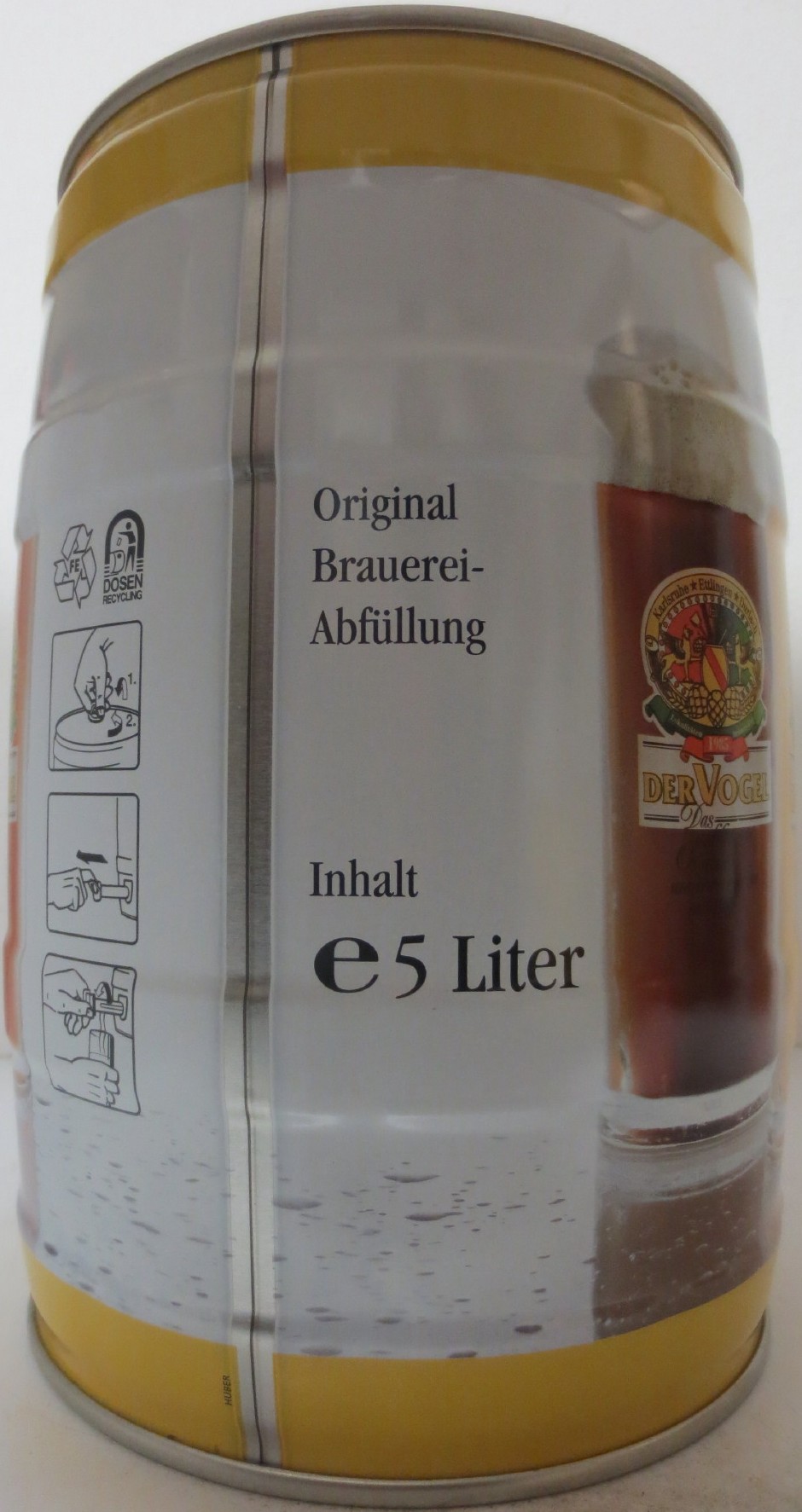 DER VOGEL Das unfiltrierte Original unverwechselbar seit 1985 KÜHL LAGERN! (5L) Nr.1