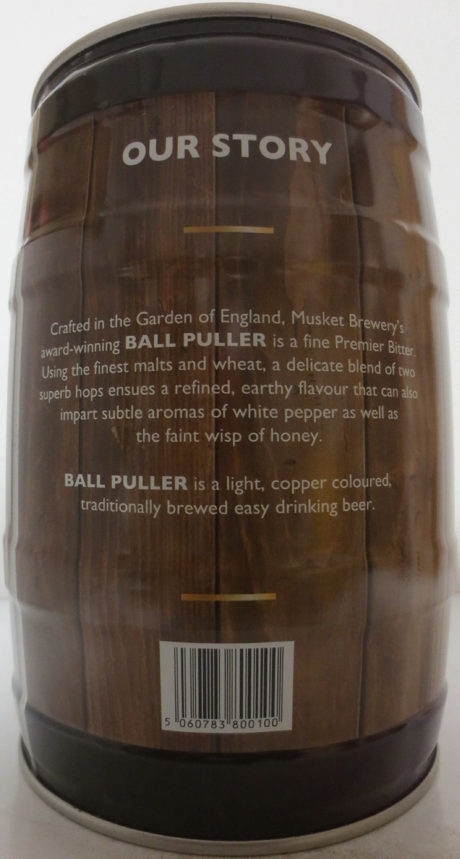 MUSKET BREWERY BALL PULLER KENTISH PREMIER BITTER (5L) Nr.1