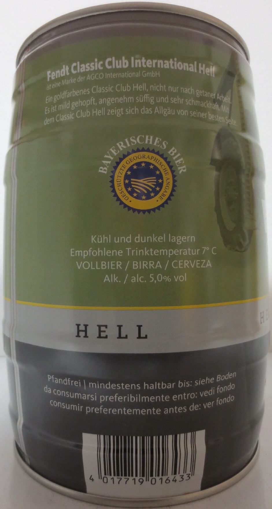 ABK FENDT CLASSIC CLUB INTERNATIONAL HELL (5L) Nr.1