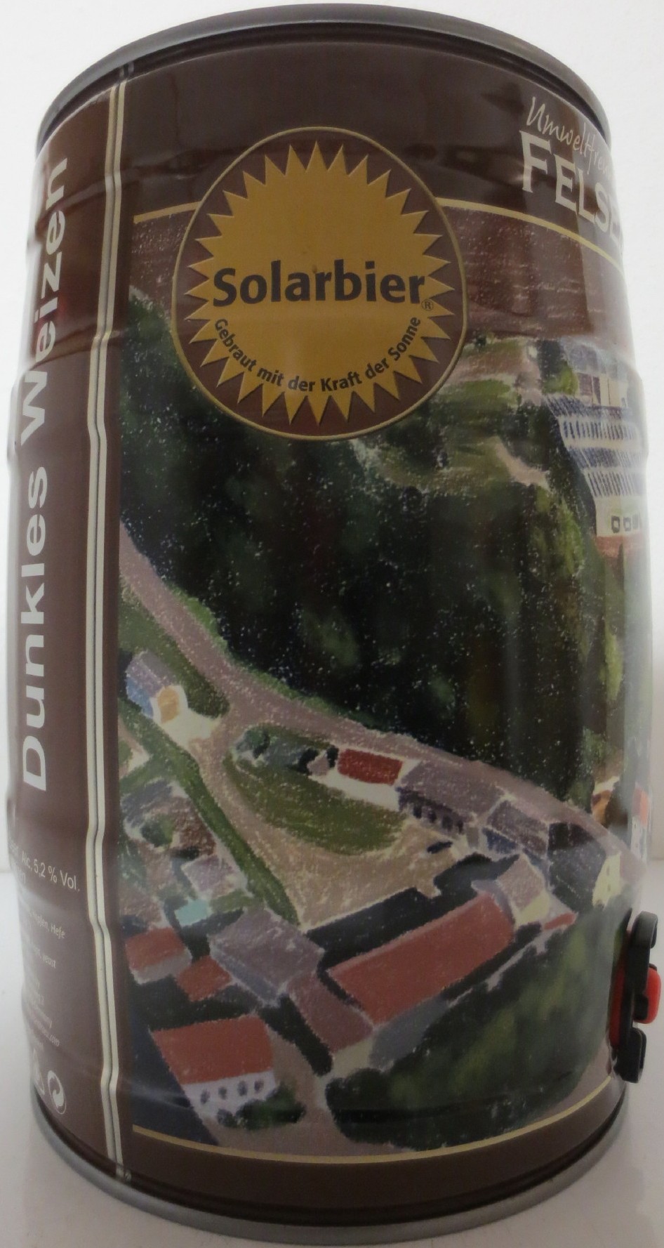 FELSEN BRÄU Solarbier Dunkles Weizen (5L) Nr.1 