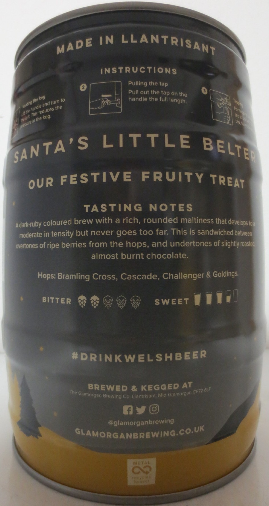 GLAMORGAN BREWING CO. SANTA´S LITTLE BELTE (5L) Nr.1