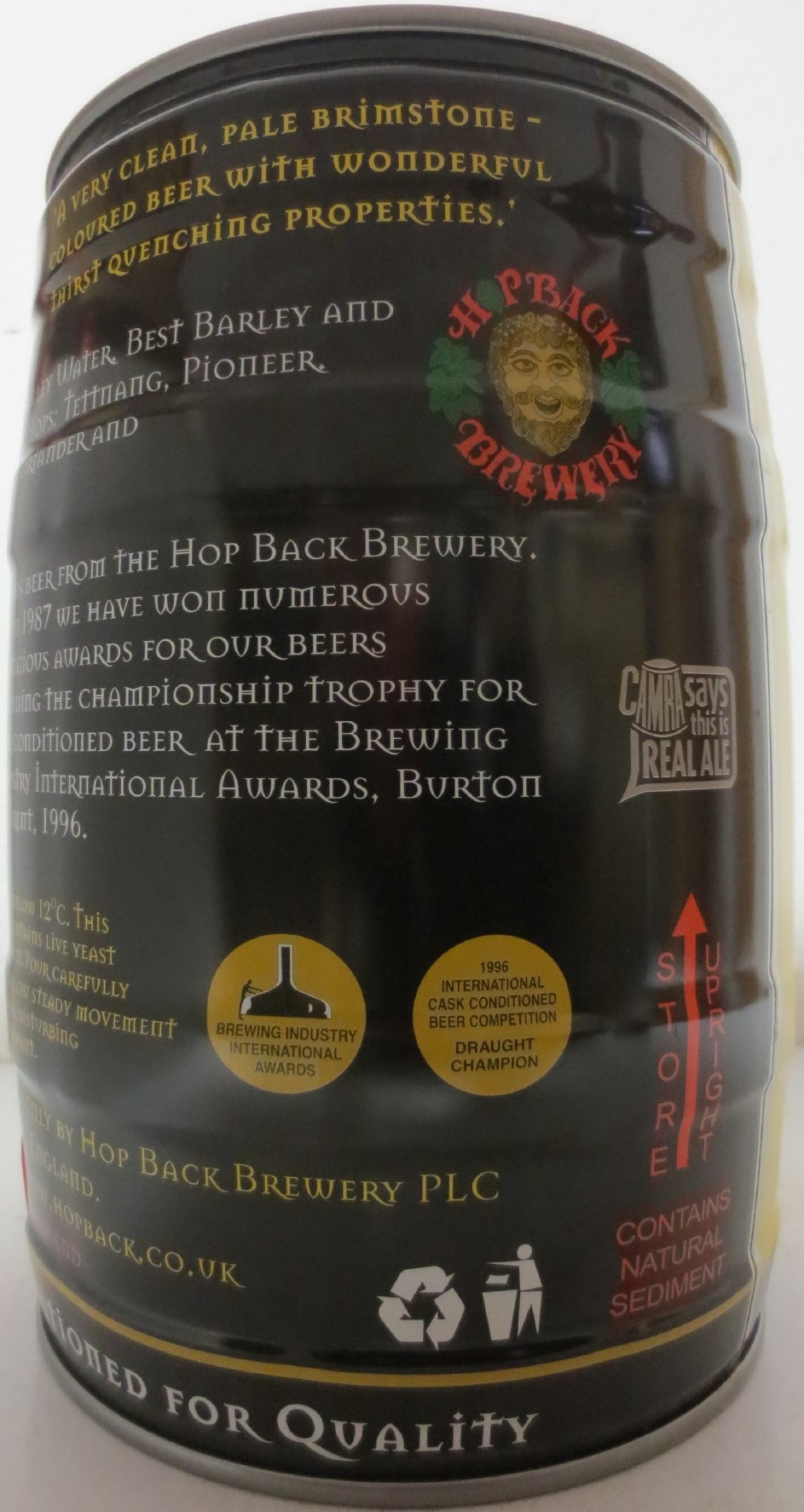 HOP BACK BREWERY CROP CIRCLE (5L) Nr.1 