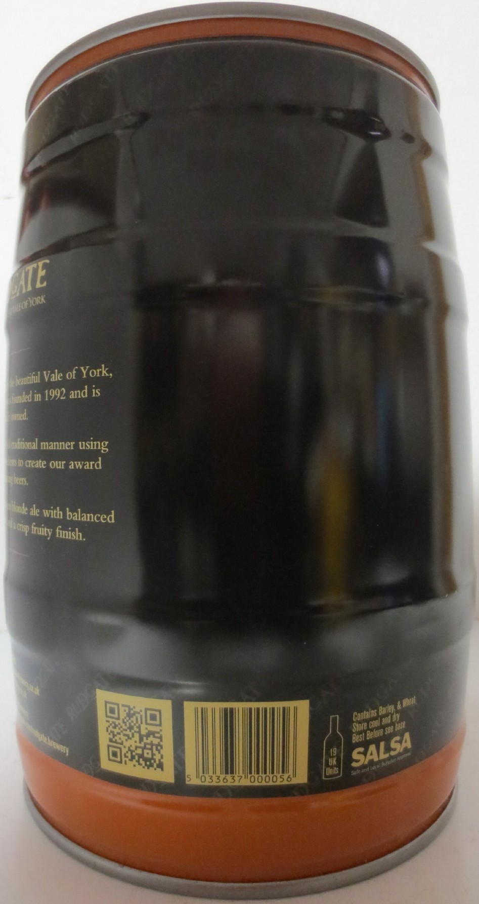 RUDGATE BREWED IN THE VALE OF YORK JORVIK BLONDE (5L) Nr.2