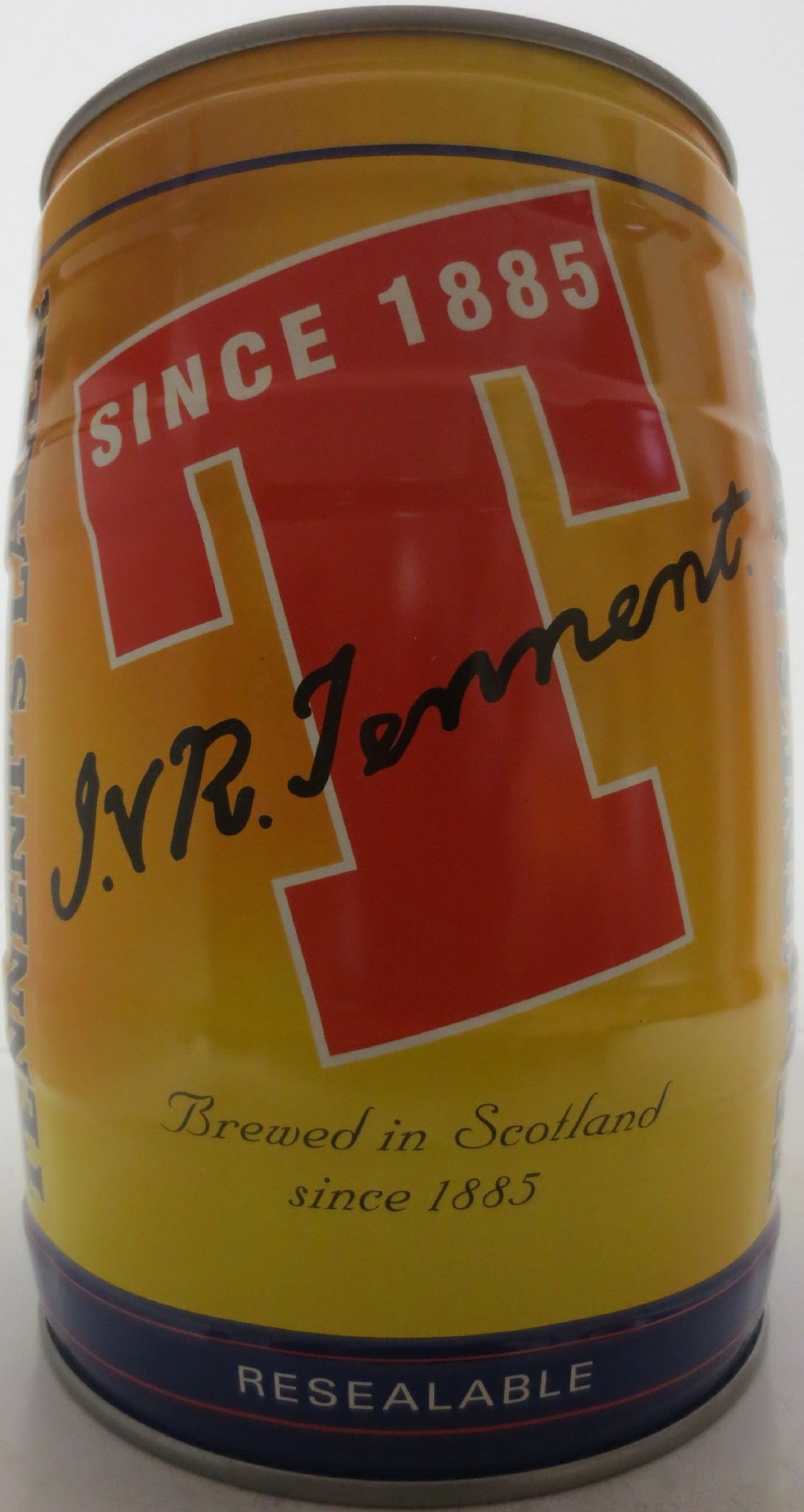 T J.VR. Tennent. SINCE 1885 (5L) Nr.1 