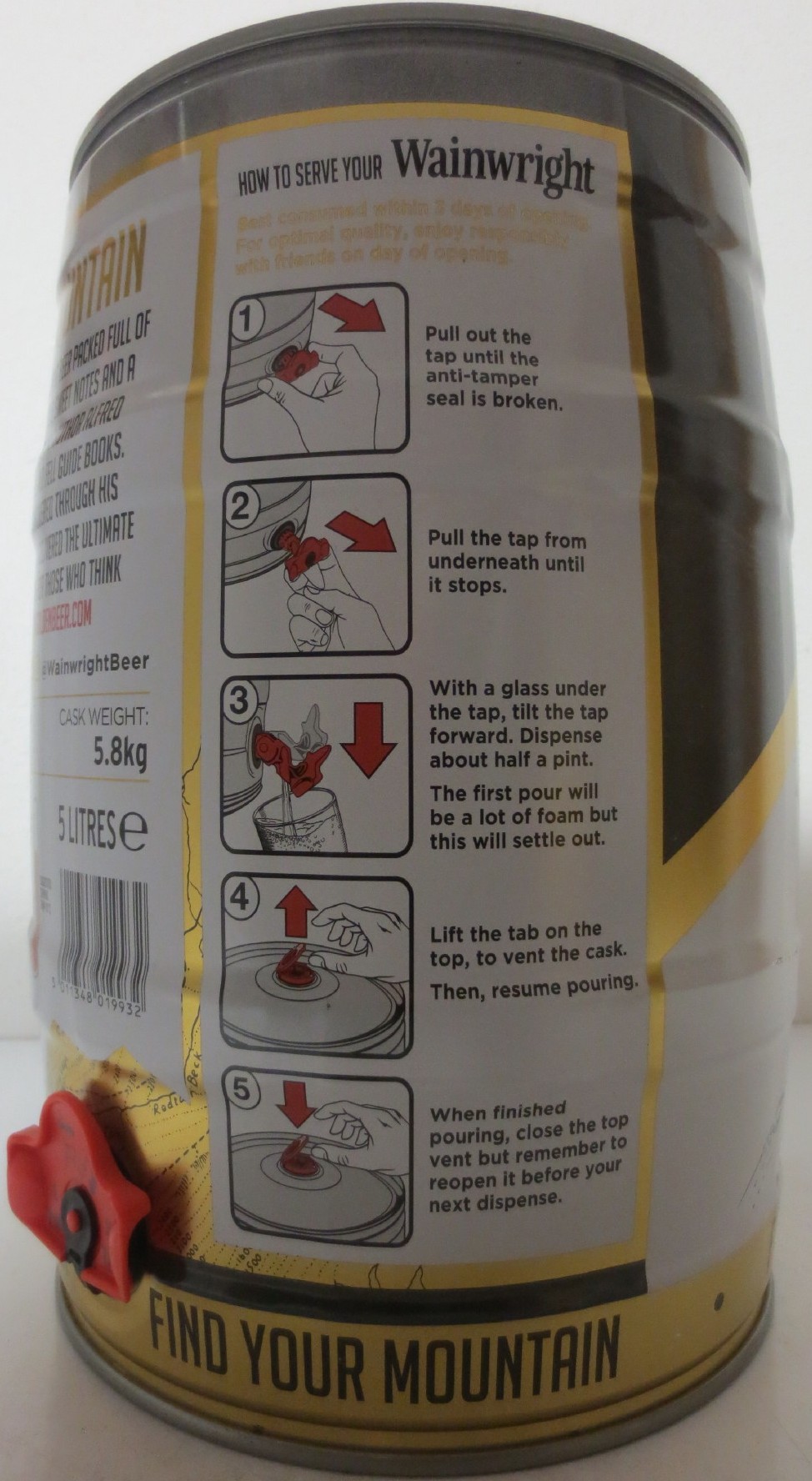 Wainwright THE GOLDEN BEER (5L) Nr.2 