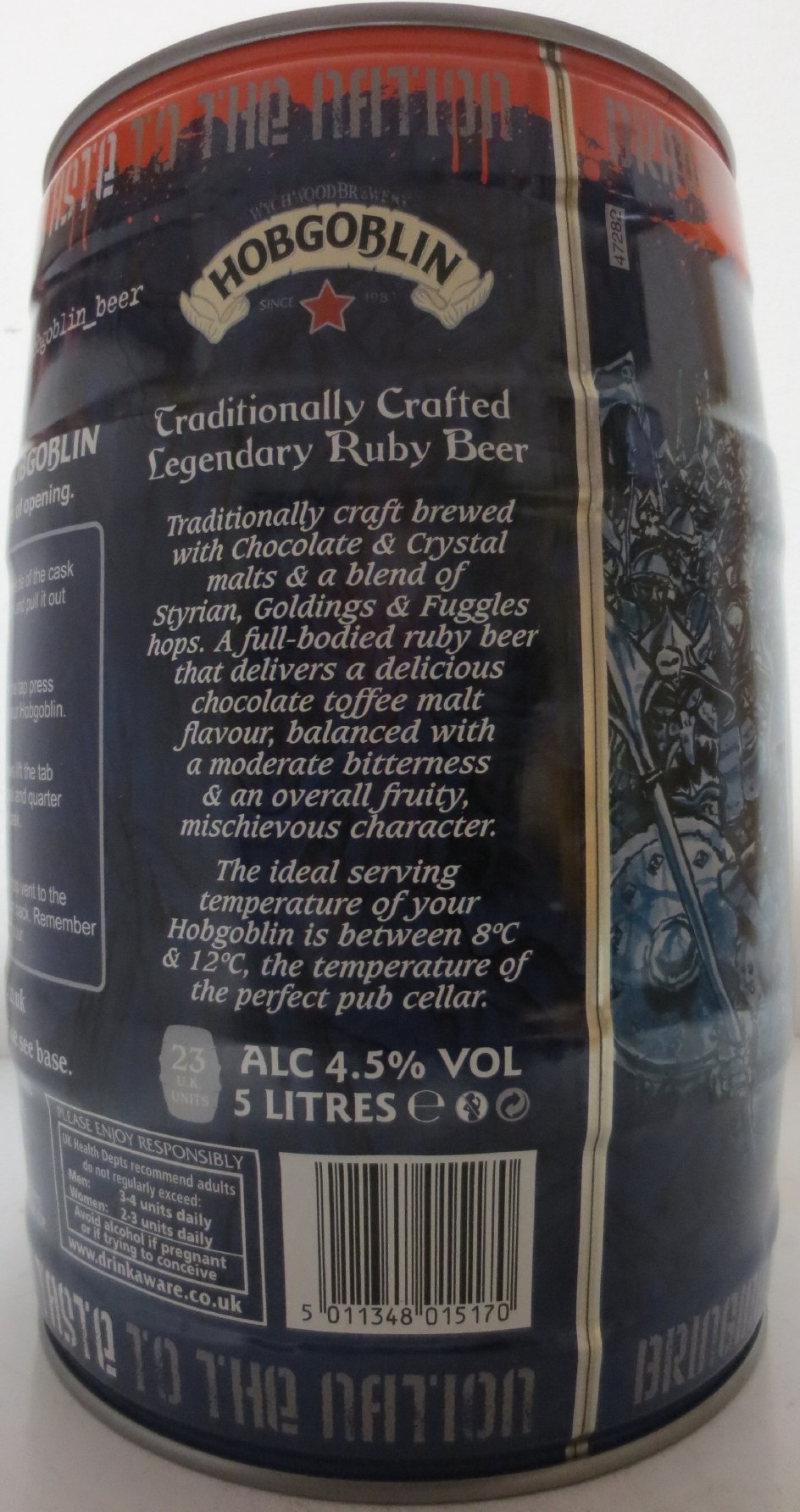 WYCHWOOD BREWERY HOBGOBLIN (5L) Nr.3 