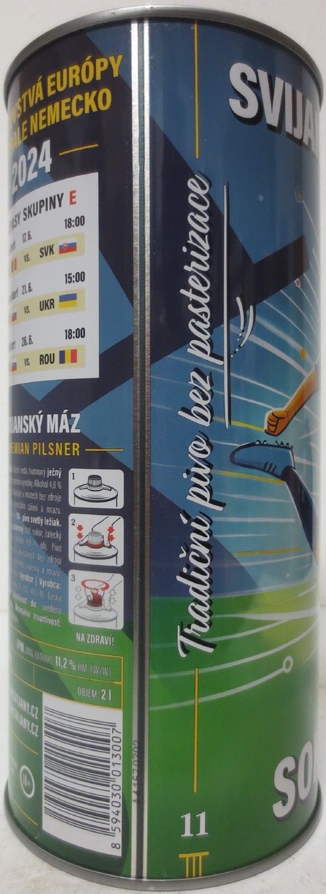 Svijany SVIJANSKÝ MÁZ SVIJANY FANDÍ FOTBALU 2024 SOKOLI, DO TOHO! (200cl) č.1