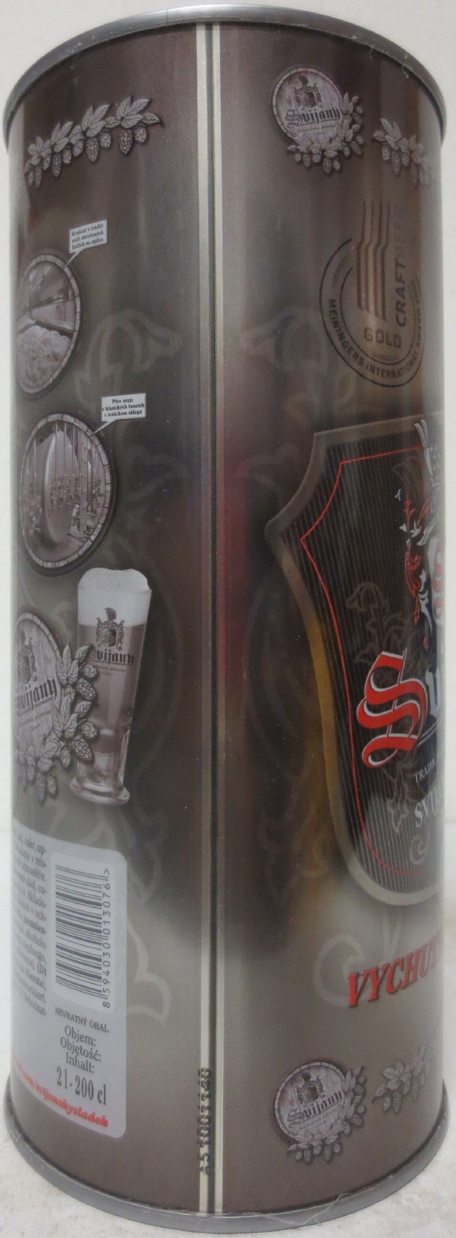 Svijany SVIJANSKÝ RYTÍŘ Světlý ležák (200cl) č.1
