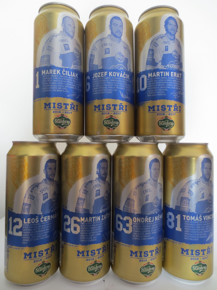Starobrno MEDIUM Morava MISTŘI 2016-2017 KOMETA - 63 - ONDŘEJ NĚMEC (50cl) (B/O)