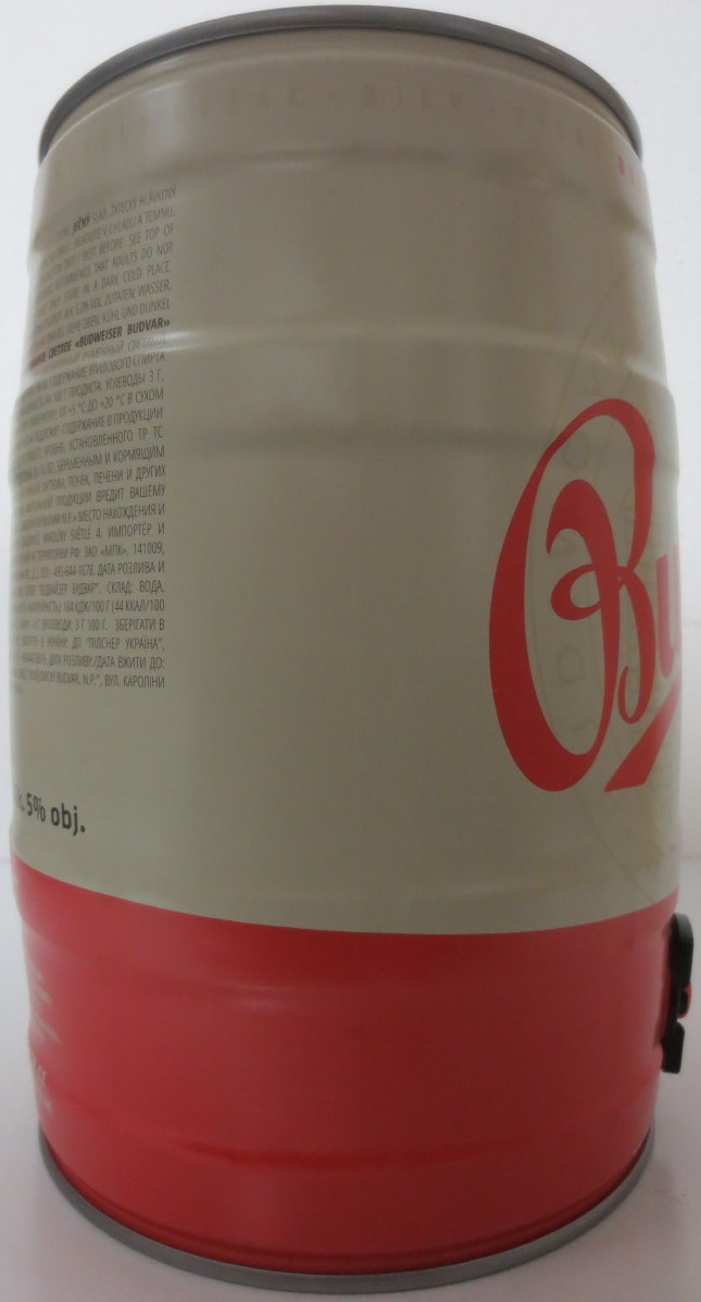 Budvar ORIGINAL CZECH LAGER 5% (5L) č.1 (krémový)