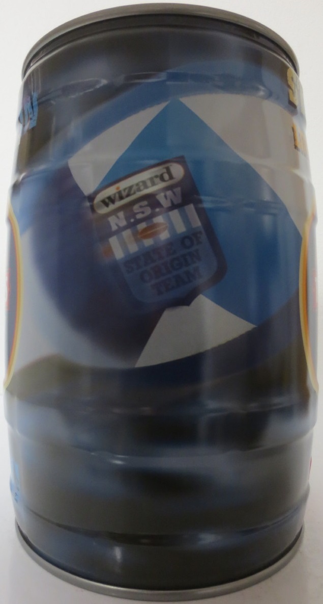 TOOHEYS NEW DRAUGHT BEER STATE OF ORIGIN LIMITED EDITION (5L) Nr.1