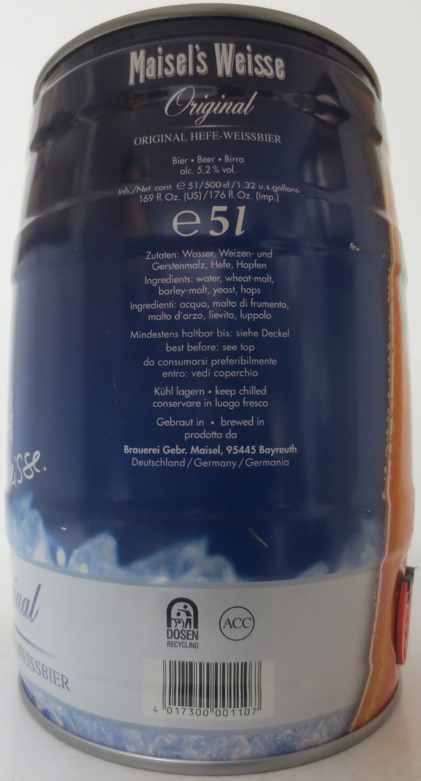 Maisel ´s Weisse AUS BAYREUTH (5L) Nr.1