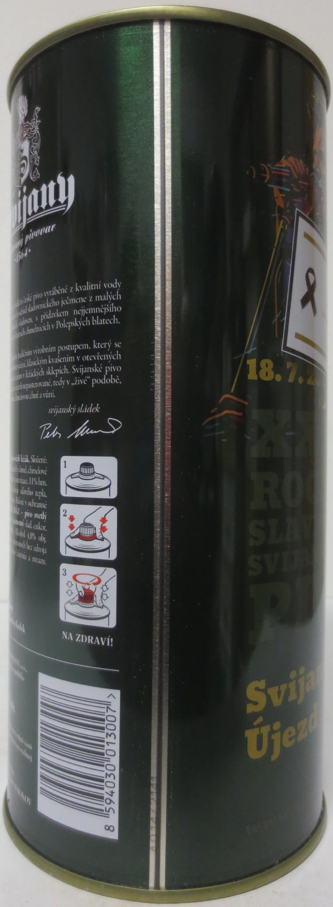 Svijany SVIJANSKÝ MÁZ 31. SLAVNOSTI SVIJANSKÉHO PIVA 17.7.2021 (200cl) č.1