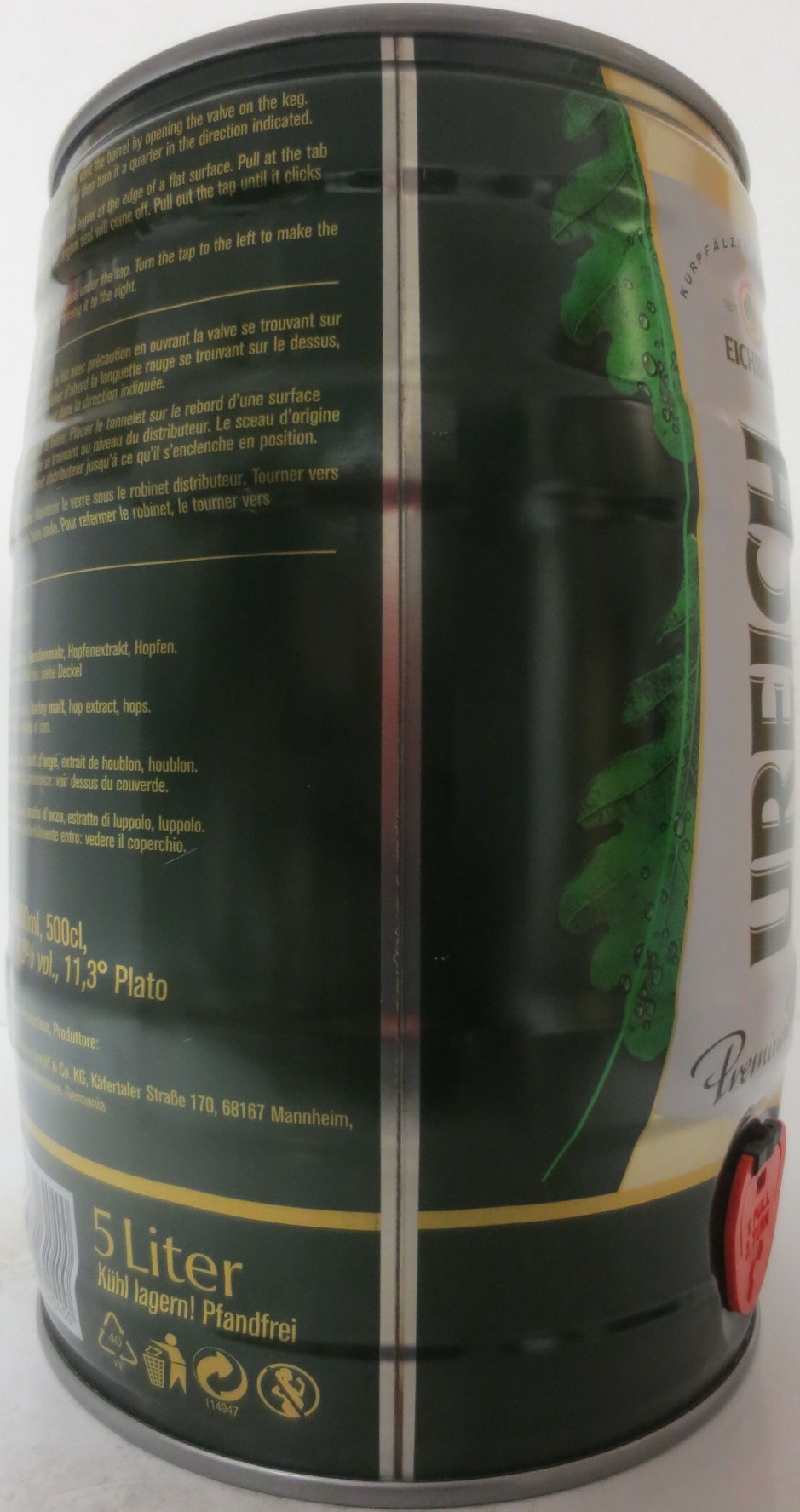 EICHBAUM UREICH Premium Pils (5L) Nr.1 