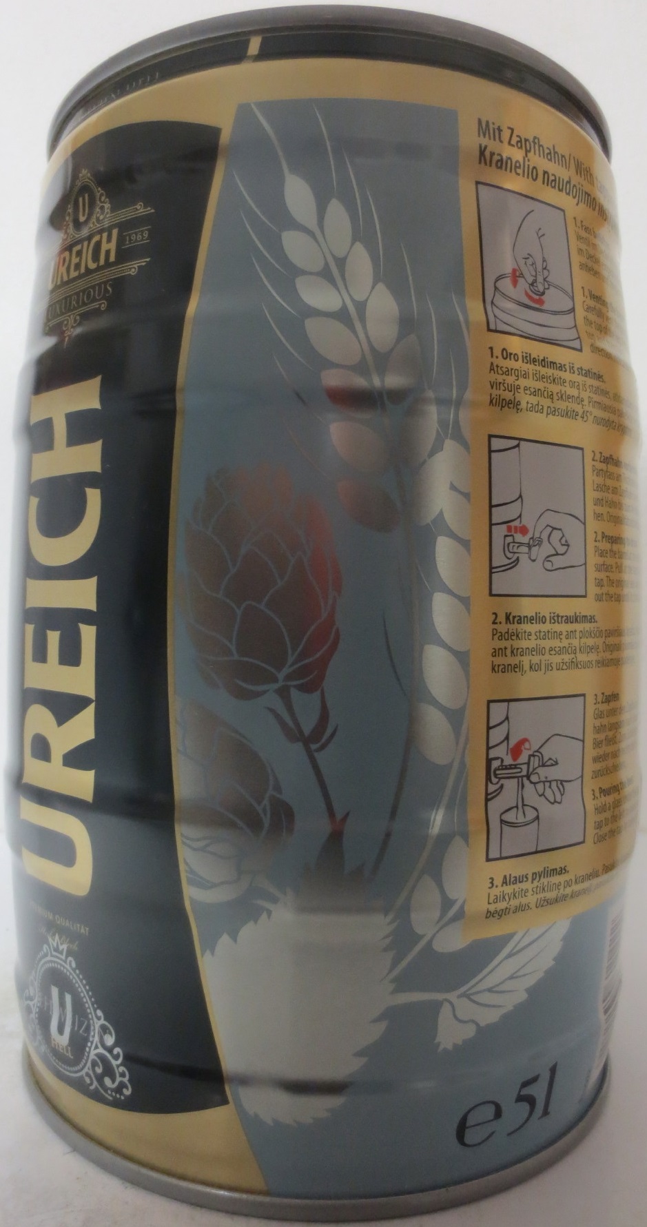UREICH LUXURIOUS HEFEWEIZEN HELL (5L) Nr.1