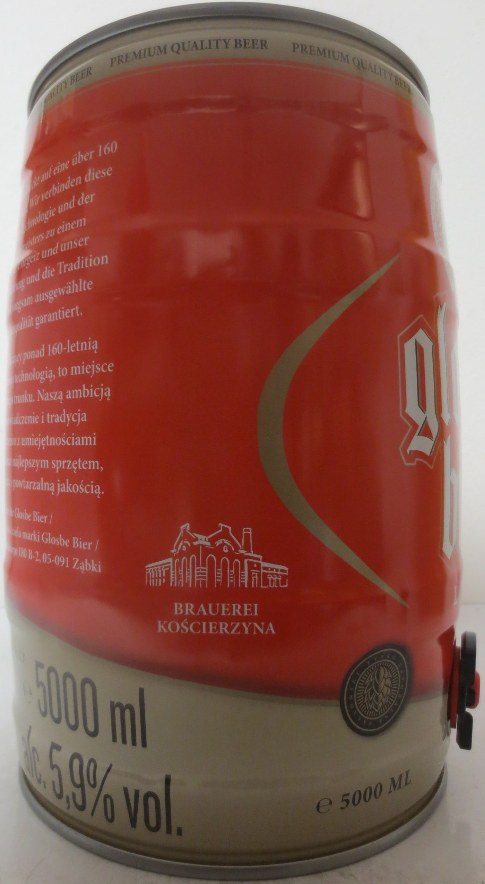 glosbe bier LAGER (5L) Nr.1 