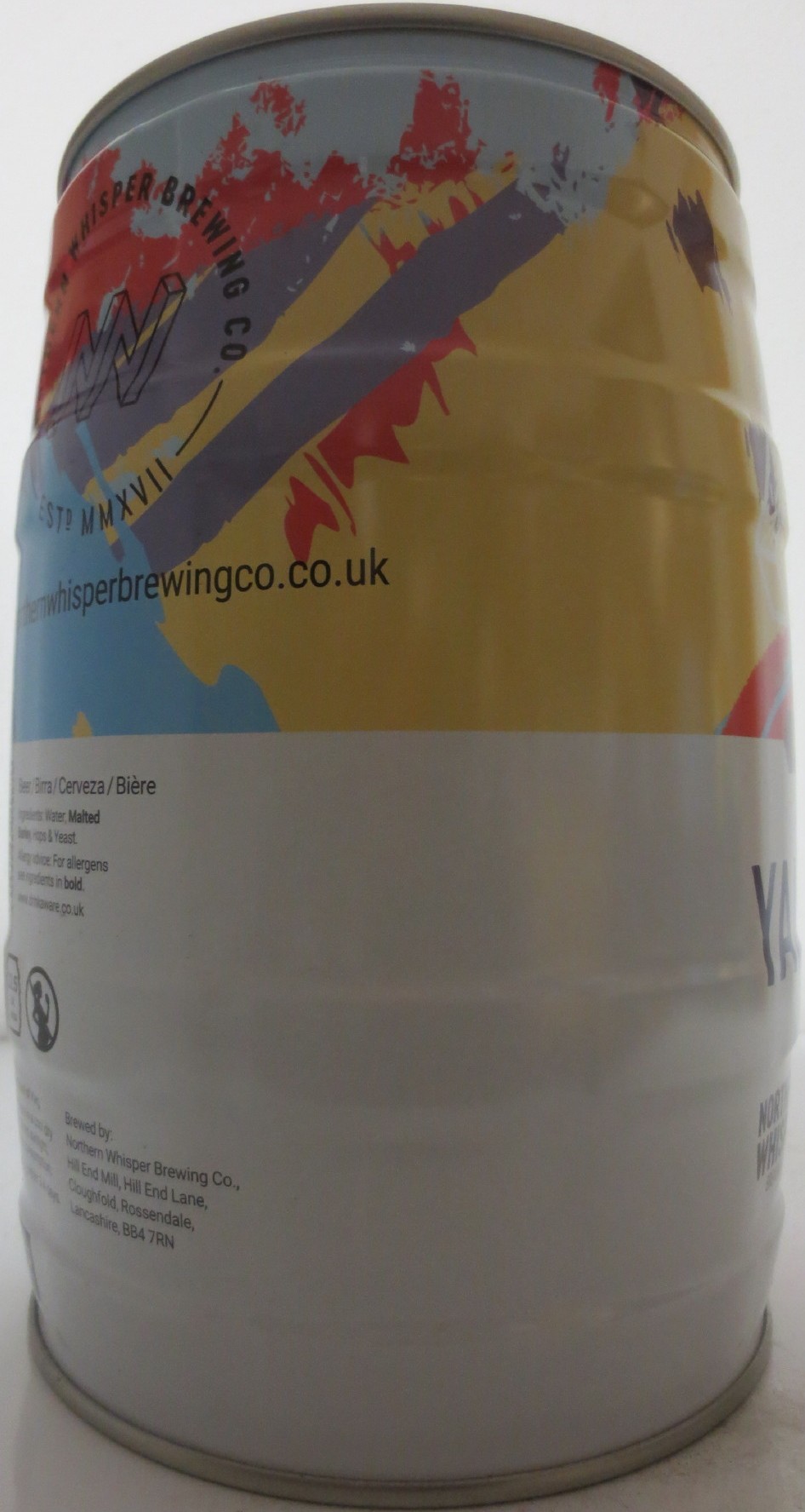 NORTHERN WHISPER BREWING CO. YAMMERHOUSE 4.5% PALE ALE (5L) Nr.1