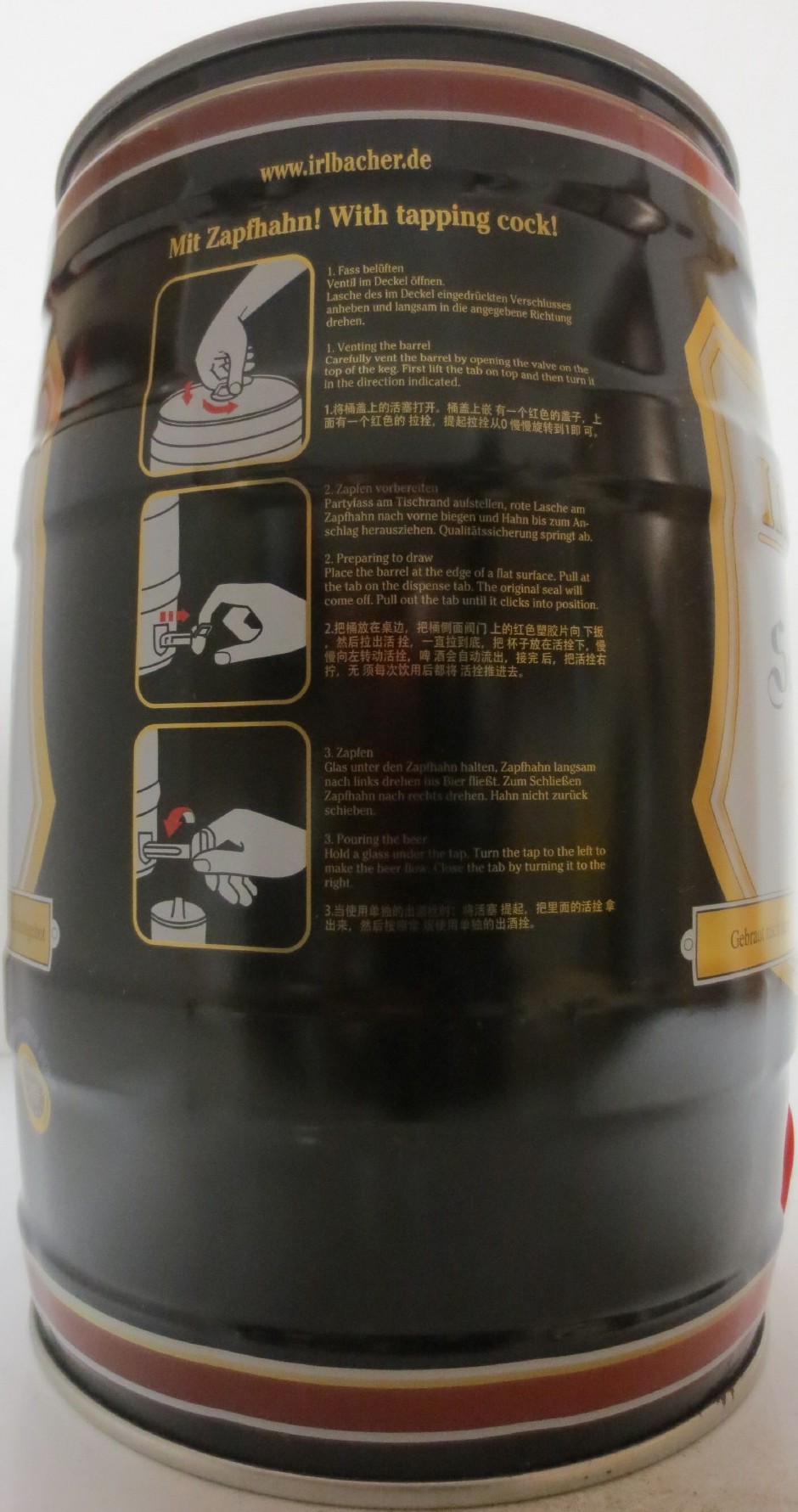 IRLBACHER PREMIUM Schwarzbier (5L) Nr.1 