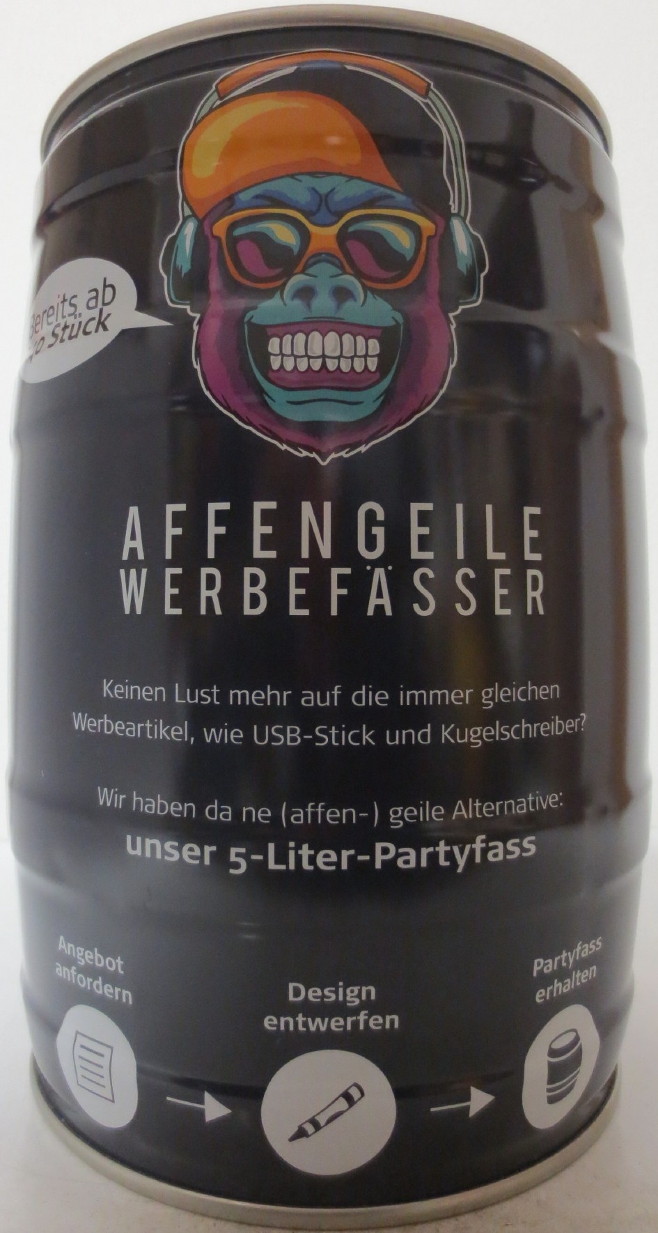 AFFENGEILE WERBEFÄSSER (5L) Nr.5 (černý č.2) 