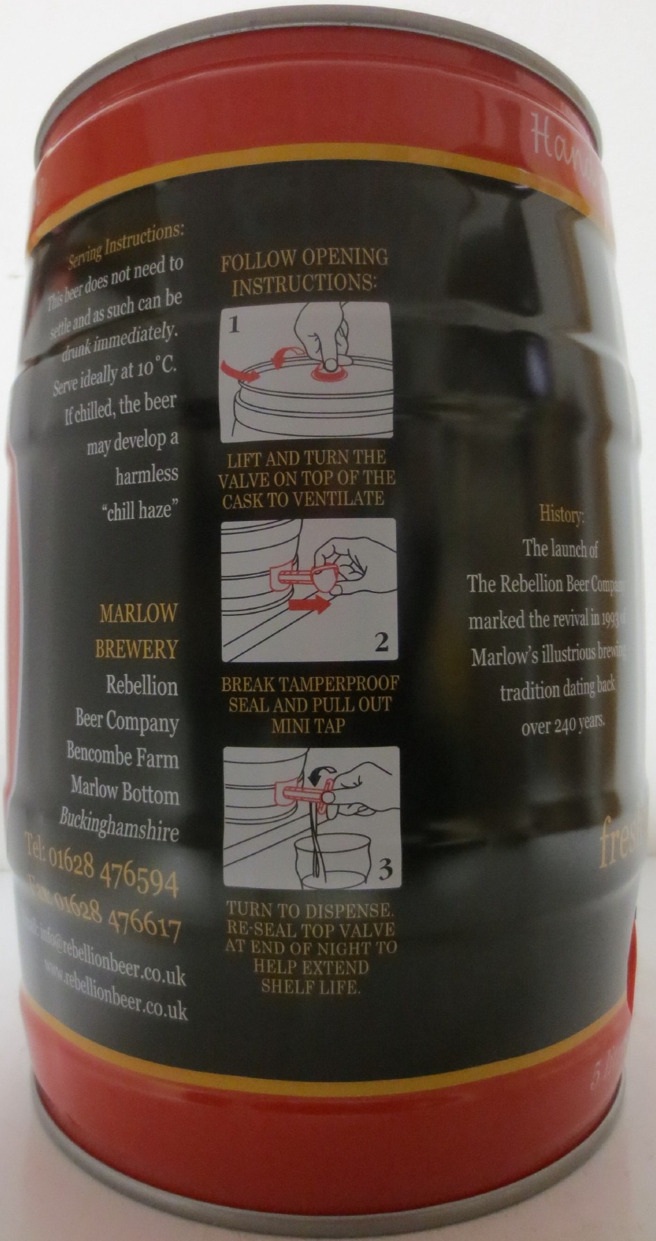 MARLOW BREWERY REBELLION IPA (5L) Nr.1 