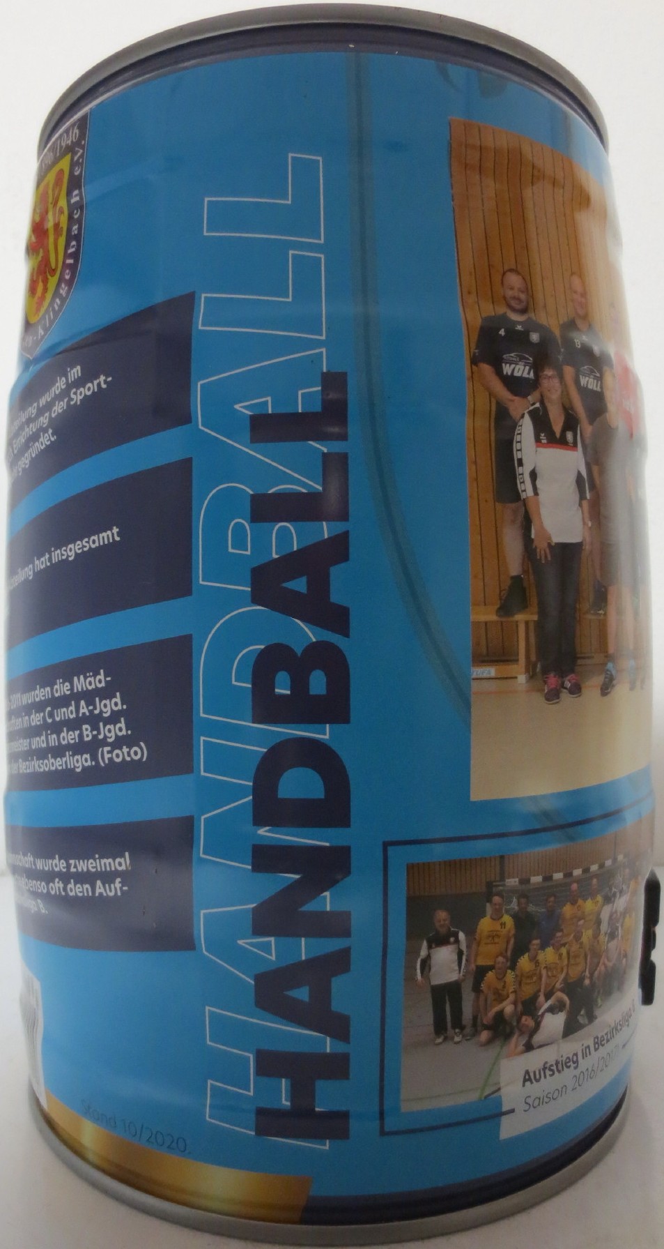 Hachenburger Pils Männer-Handball-Mannchaft des TuS K-K Saison 2018-2019! (5L) Nr.1 