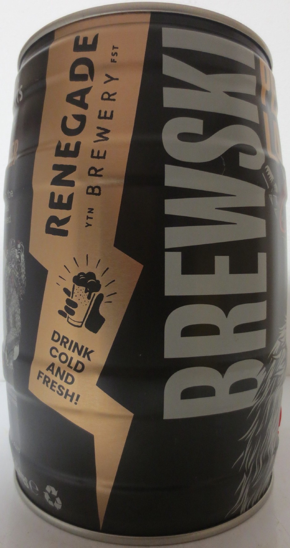 RENEGADE BREWERY BREWSKI PEACH LAGER (5L) Nr.1 
